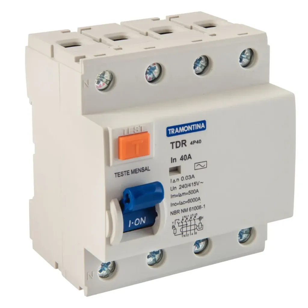 INTERRUPTOR TDR 30MA 6KA 240/415V DR DIFEREN RESIDU AC (BIPOLAR, 25A)